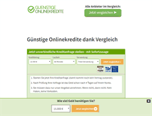 Tablet Screenshot of guenstige-onlinekredite.com